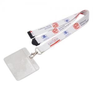 Sublimated lanyard with PVC card holder